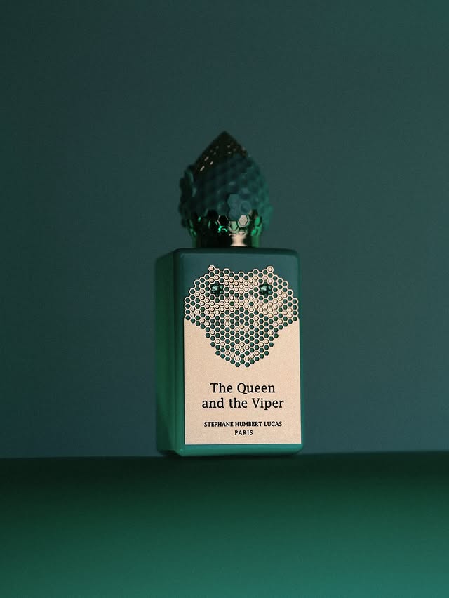 Instagram post by an influencer for Stéphane Humbert Lucas. Caption reads: AD| Queen and the Viper 💚 @stephanehumbertlucas....