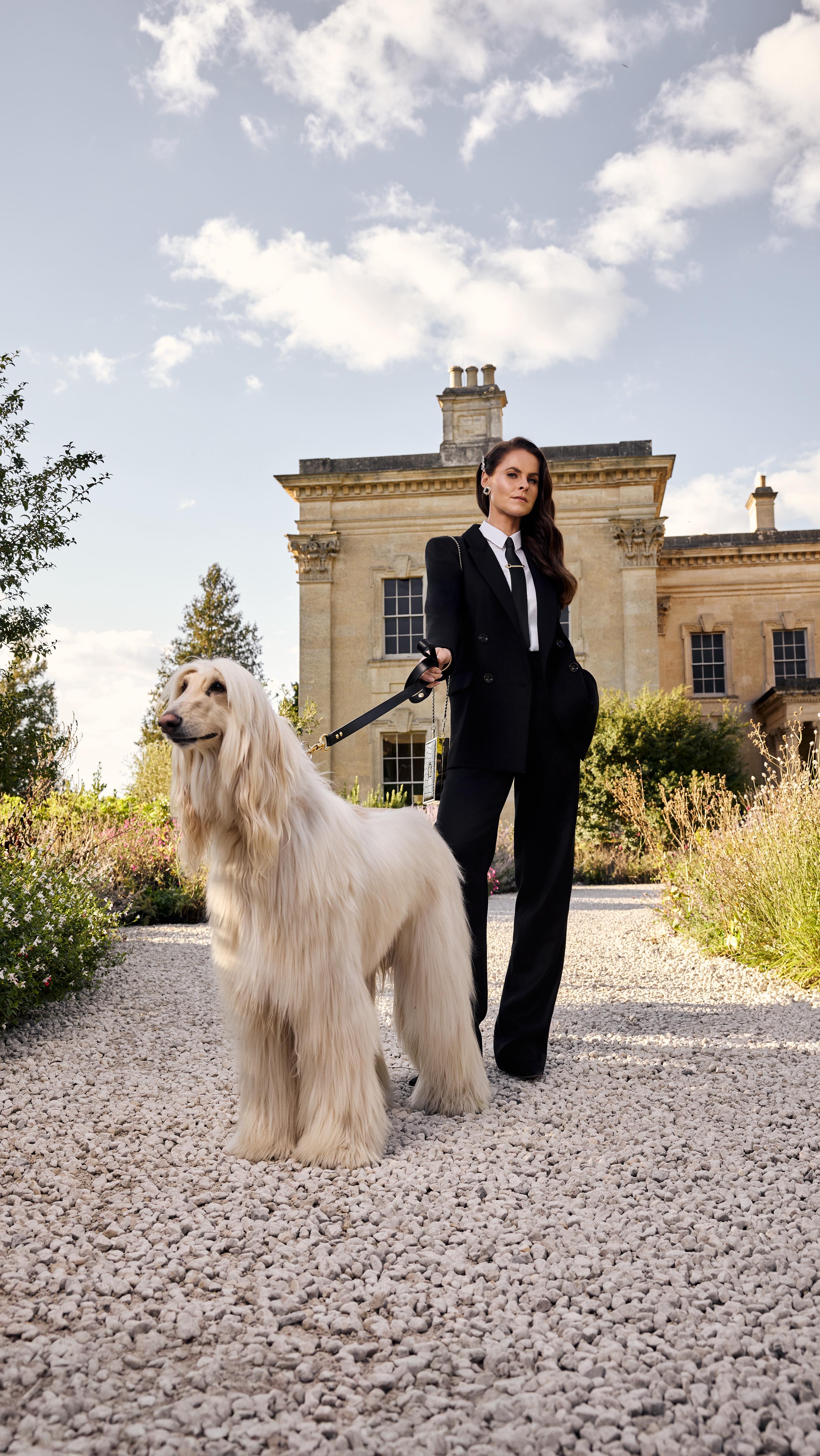 Instagram post by @jadehollandcooper for Holland Cooper. Caption reads: The classic suit & tie - elevated with a modern....