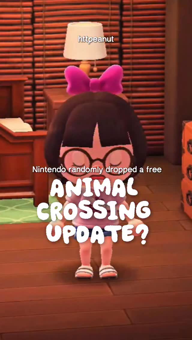 Instagram post by @httpeanut for Nintendo. Caption reads: I KNEW THEY DIDNT ABANDON THE GAME JUST YET 🥹🫶🏻....