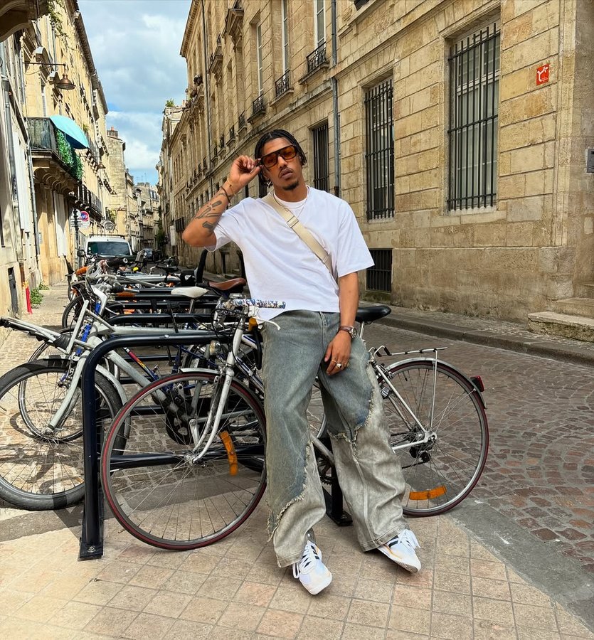 Instagram post by an influencer for adidas Paris. Caption reads: Heat @footlockereu @footlockerfrance....