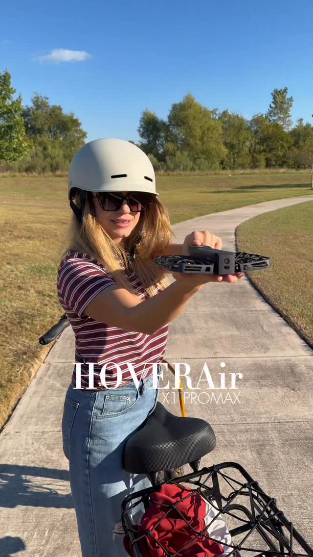 Instagram post by @isik.reyhann for HOVERAir. Caption reads: 🚀 Can’t believe how smart this is! The HOVERAir....