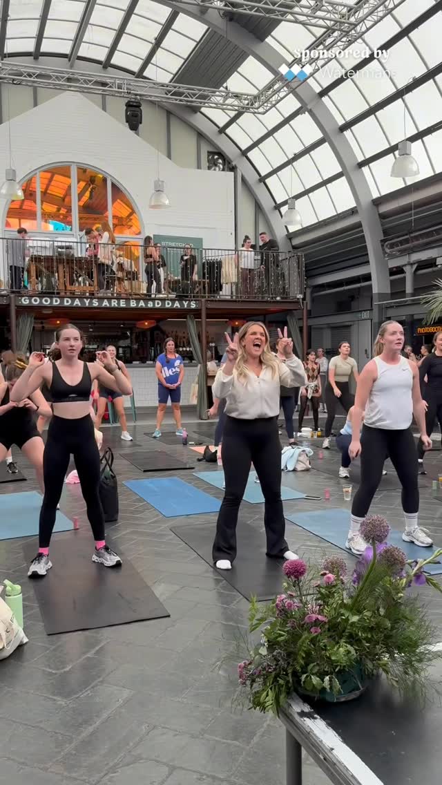 Instagram post by @baadglasgow for lululemon. Caption reads: We hosted two gorgeous sessions at @baadglasgow on....