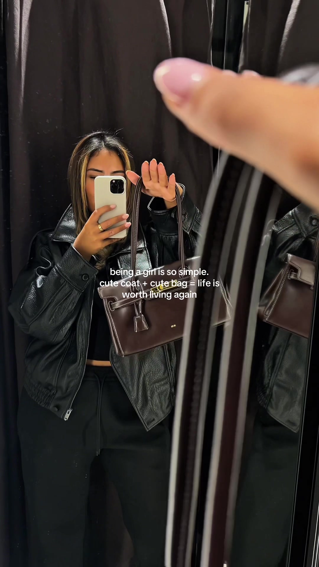 TikTok post by @pqrris for JW PEI. Caption reads: are people getting it on with dressing room....