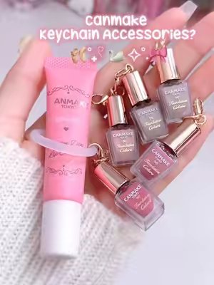 TikTok post by @dear_diarlee for CANMAKE USA. Caption reads: Canmake's miniature charm is cuter than I imagined....