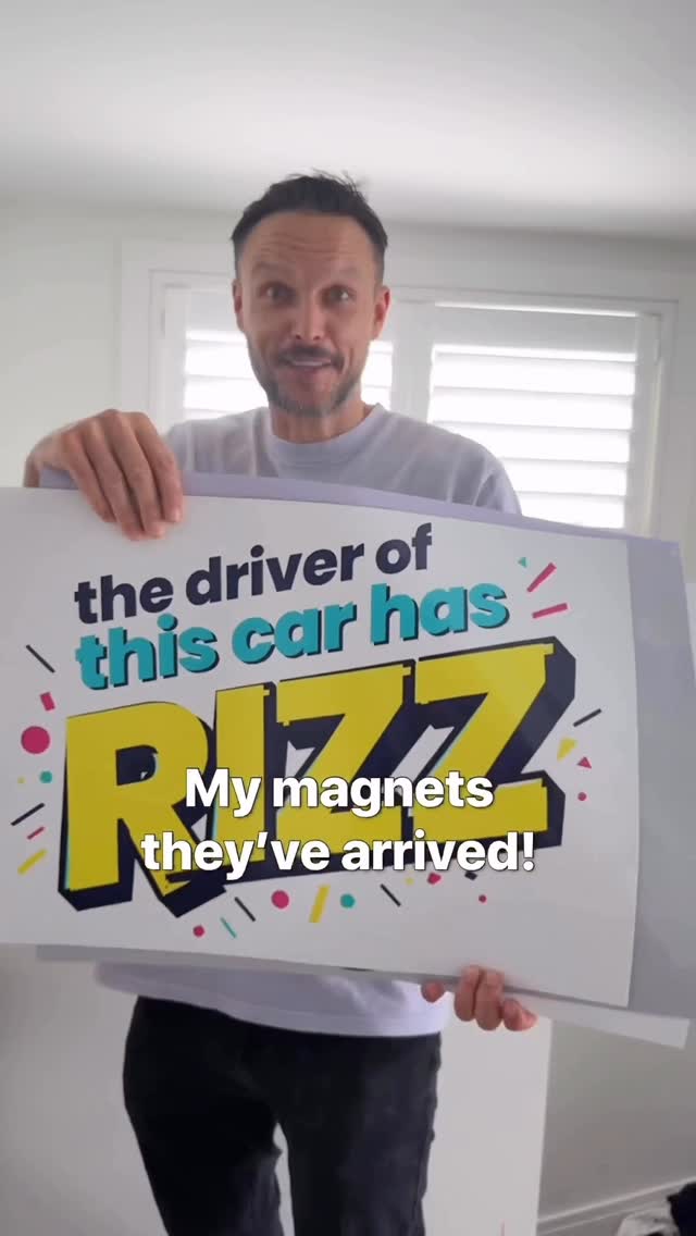 Instagram post by @indieboyce for Canva. Caption reads: [...] this car has rizz! 😂 I saw a video of....