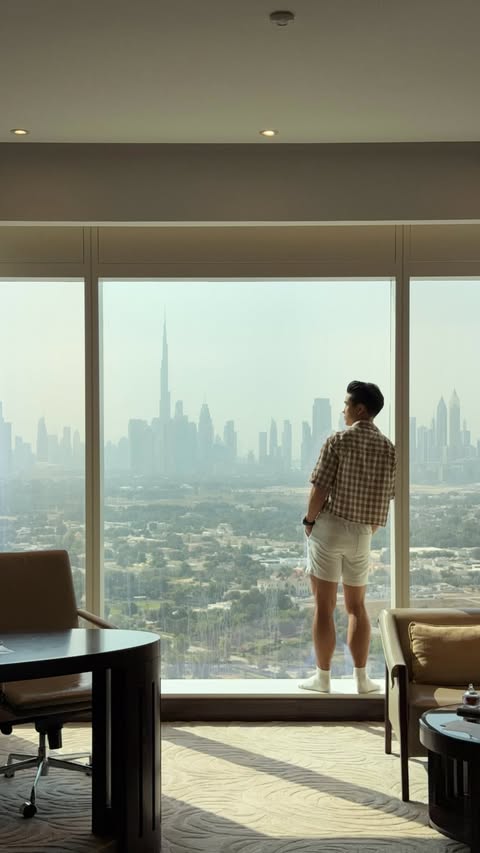 Instagram post by @_vincelam for Luxury Escapes. Caption reads: with these views, you wouldn’t want to be anywhere....