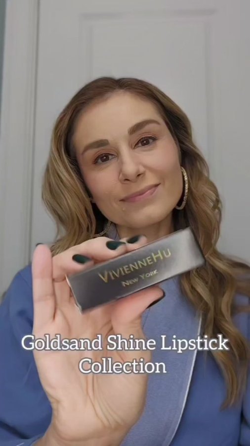 Instagram post by @agirlinshades2 for Vivienne Hu. Caption reads: [...] Shine  Lipstick Collection from....