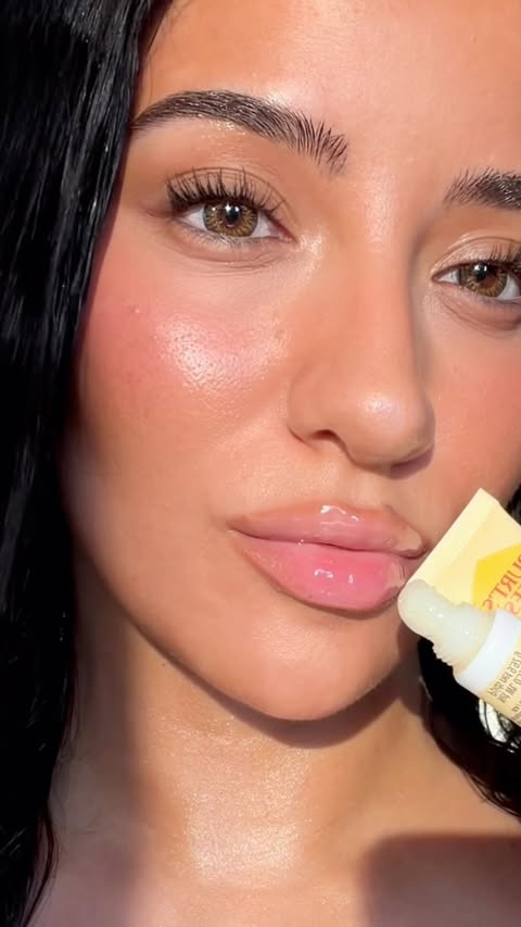 Instagram post by @musthavesxt for Burt's Bees. Caption reads: [...] clear lip balm… That’s why the new....