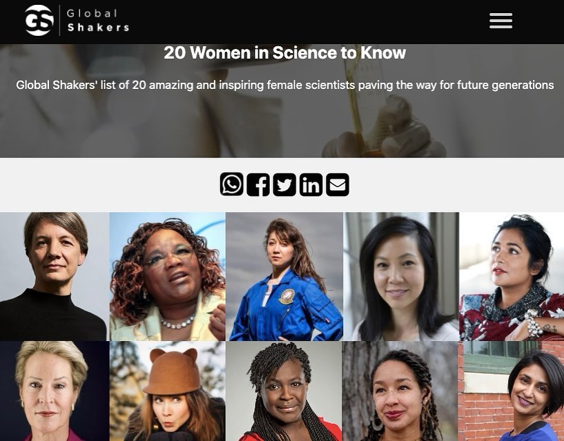 Instagram post by @merrittmoore for HuffPost. Caption reads: Honored to be included on the Global Shakers’ list....