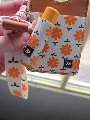 TikTok post by @ohjustcourtt for Thread Wallets. Caption reads: the cutest prints #wallets @Thread Wallets.