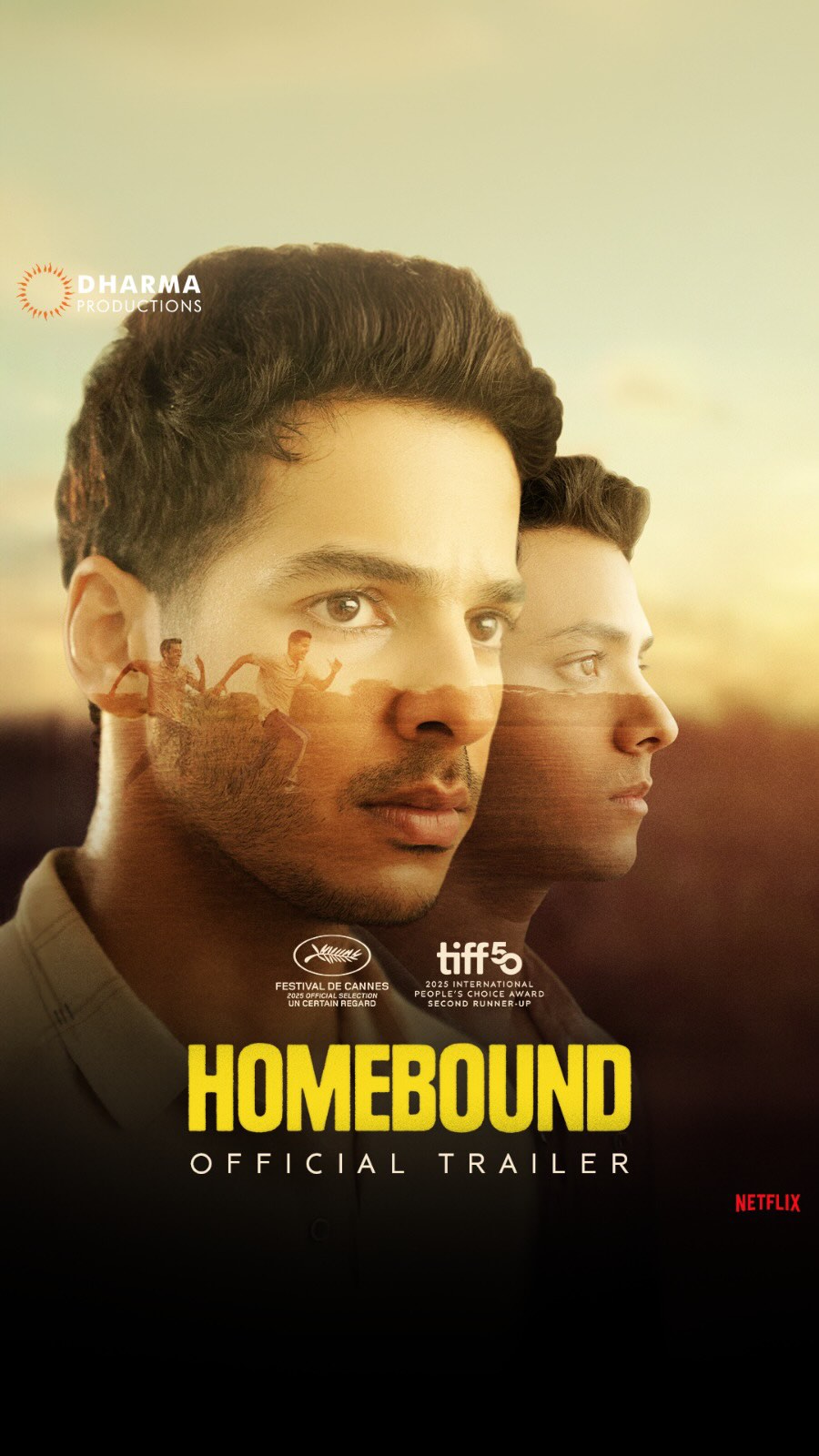 Instagram post by @ishaankhatter for Dharma Productions. Caption reads: Presenting a piece of our heart, hoping it finds a....