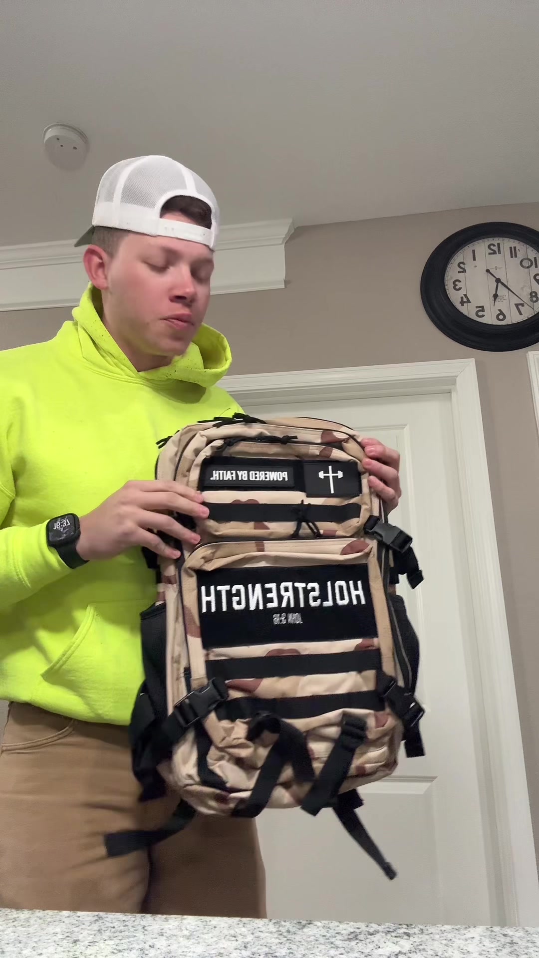 TikTok post by @braymcknightmusic for HolStrength. Caption reads: idk what im doing but shoutout @HolStrength ❤️....