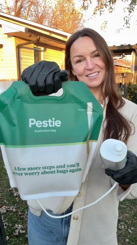 Instagram post by @dani.mccormick for Pestie. Caption reads: [...] pro-grade, and actually works — @pestie is....