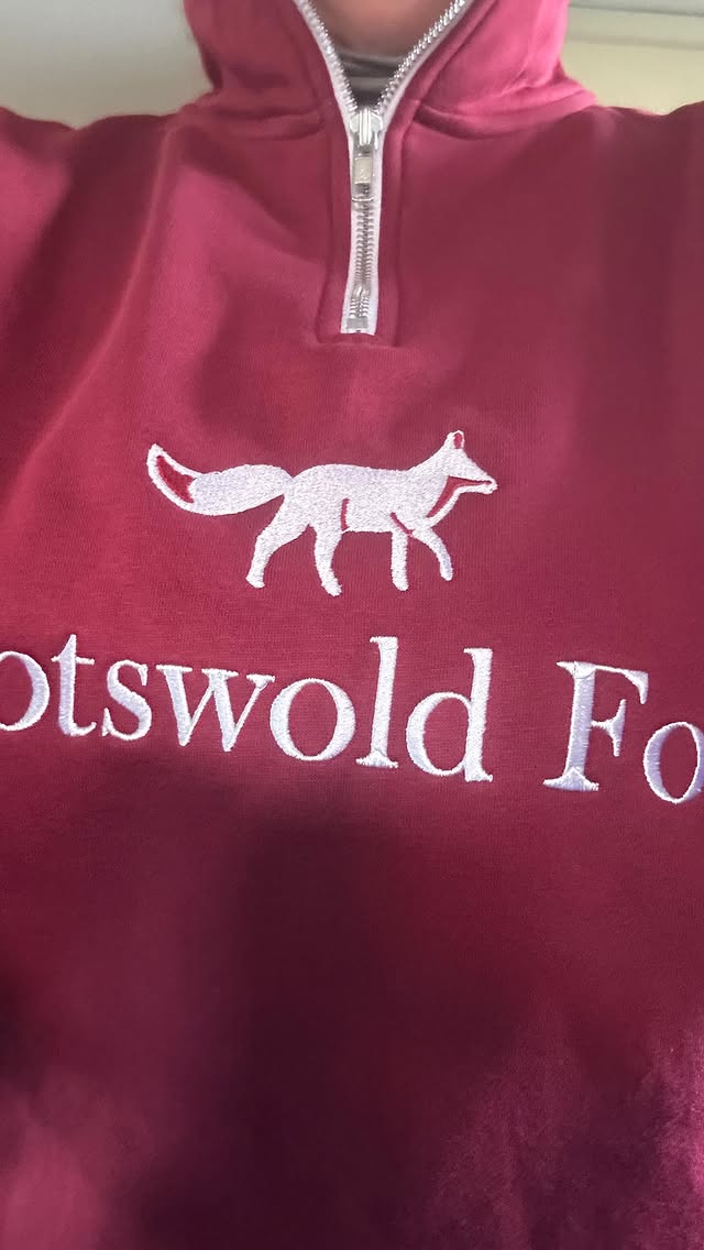 Instagram post by @justinewardeventing for Cotswold Fox Clothing. Caption reads: @cotswoldfoxclothing thank you I love it !! Check....