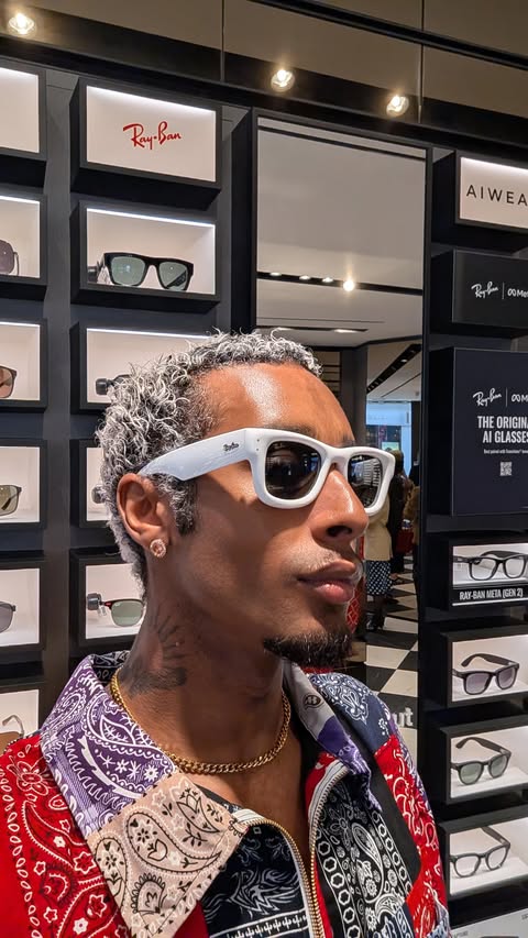 Instagram post by @dnieccio for Sunglass Hut. Caption reads: @sunglasshut came through with some tough picks....