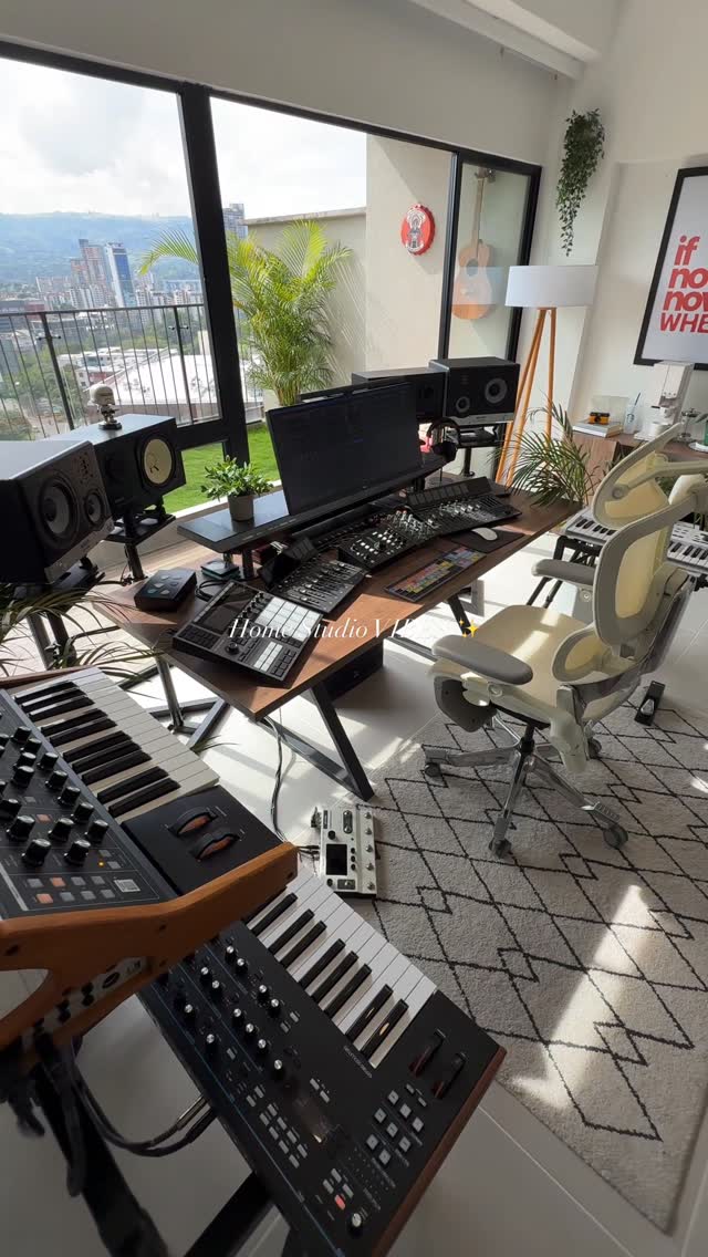 Instagram post by @scenarecords for Reverb. Caption reads: [...] piece of gear I use started with a....