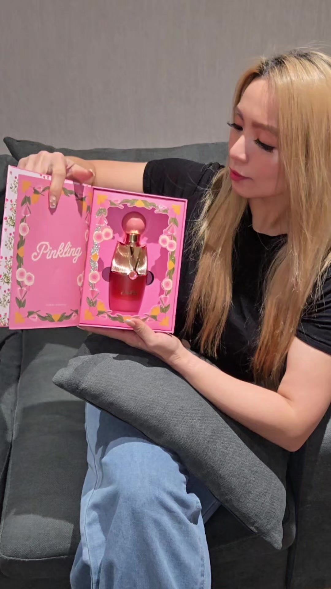 TikTok post by @kimoraluv888_ugc for Aroma Concepts. Caption reads: @Aroma Concepts UK  Light, cozy, and not [...].