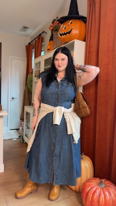 Instagram post by @roseybeeme for Torrid. Caption reads: 🍂🍁 fall fashion has arrived at @torrid! ➡️ Type....