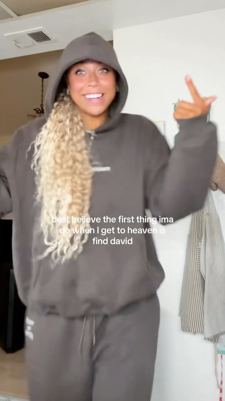 Instagram post by @taliaperezofficial for THATSSOFETCH.COM.AU. Caption reads: Dance battle?!👀 🕺 💃 

Hoodie....