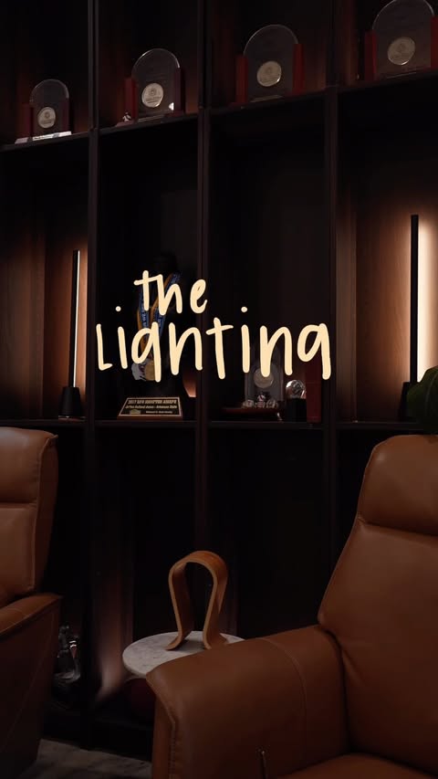 Instagram post by @everythingeryn for Philips Hue. Caption reads: [...] actually feels like a theater now 🎬....