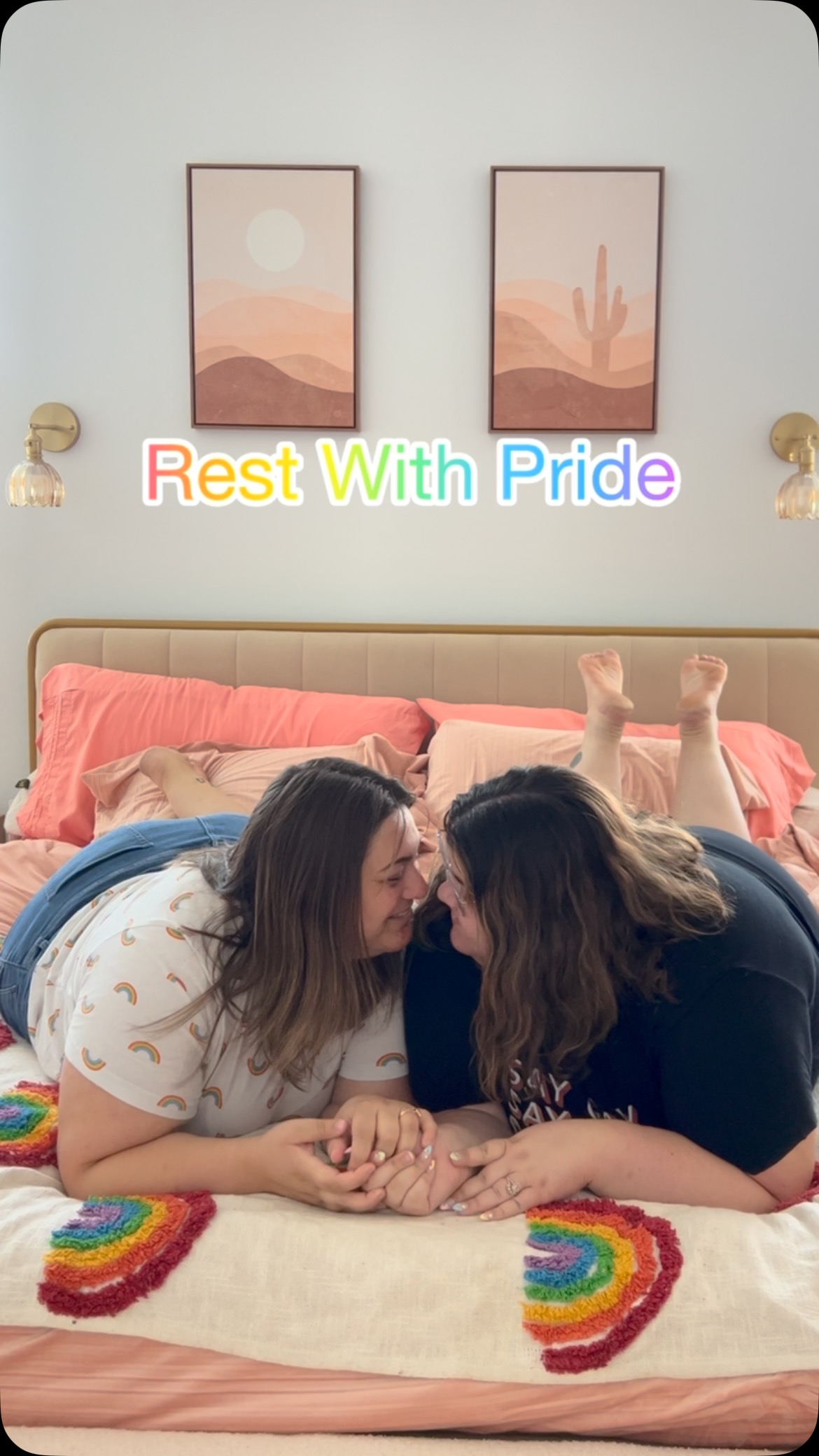 Instagram post by @malleyinlove for Big Fig Mattress. Caption reads: This Pride, we’re reclaiming rest as a radical act....