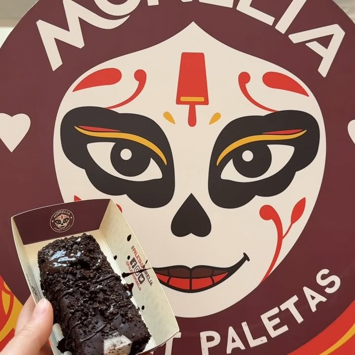 Instagram post by @stasyahr for Morelia Gourmet Paletas. Caption reads: Indulging in the ultimate ice cream delight! A....