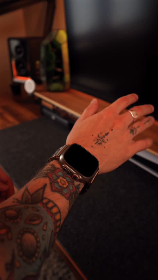 Instagram post by @brian.qk for SANDMARC. Caption reads: My 🍎 Watch is ready to go to Mars 👀

Thanks to....