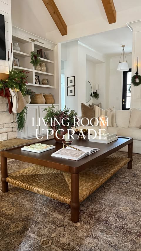 Instagram post by @coryell.home for Lulu and Georgia. Caption reads: [...] addition to our living room from....