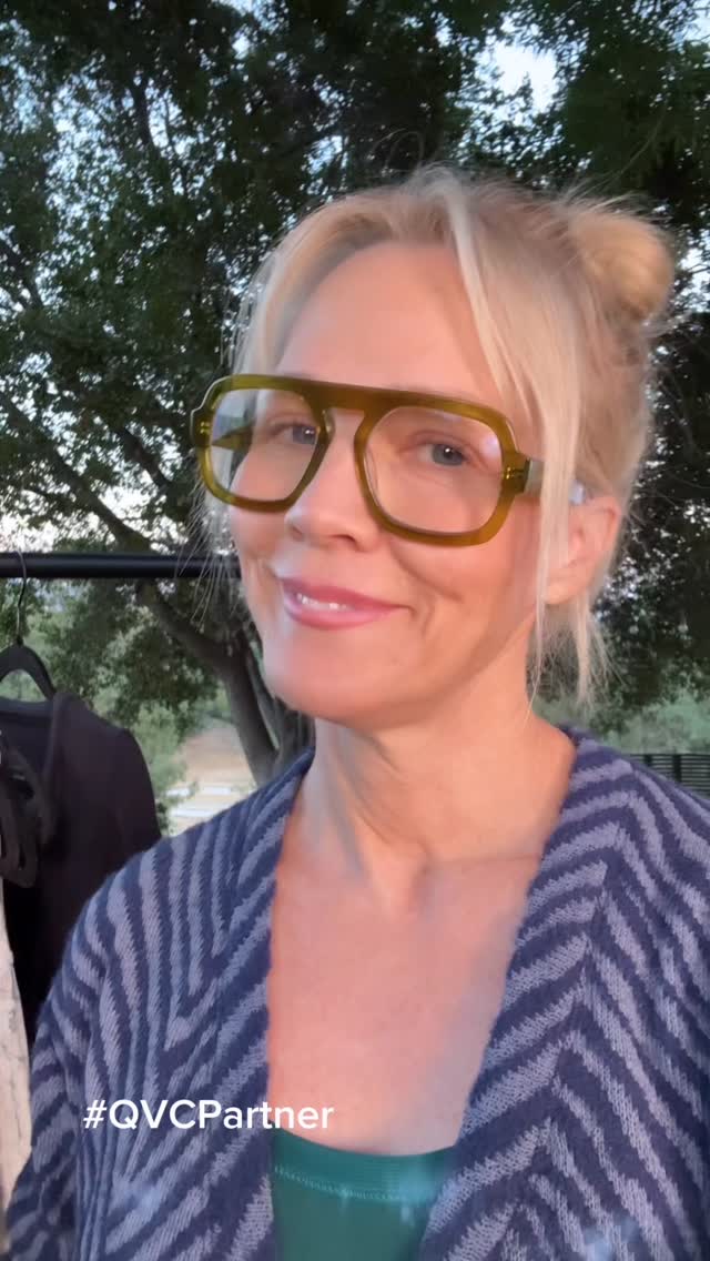 Instagram post by @jenniegarth for QVC. Caption reads: #QVCPartner If you’ve been in a style rut, the....