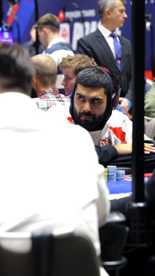 Instagram post by @adammckola for PokerStars. Caption reads: 💰 We've broken the curse and finally cashed an....