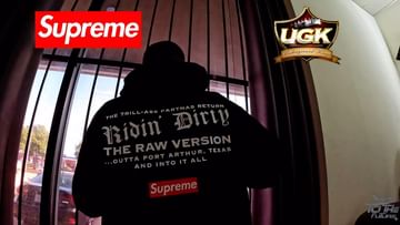 Instagram post by @pimpchadjr for Supreme. Caption reads: UGK COLLECTION pt. 1 for @supremenewyork 
Starring....