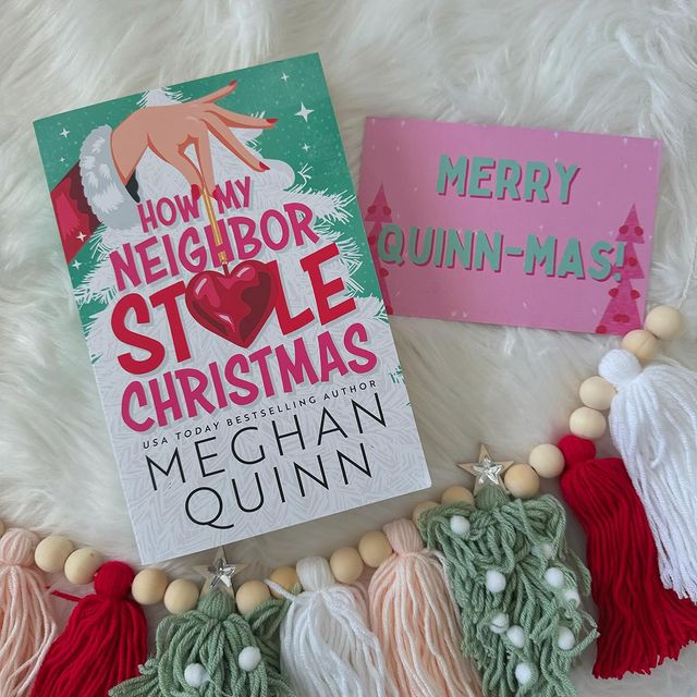 Instagram post by @catchybooknook for GoodGirlsPR. Caption reads: 🎄Book Mail: How My Neighbor Stole Christmas by....