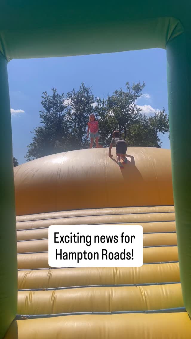 Instagram post by @toddlinaroundtidewater for Funbox. Caption reads: That’s right! After some time across the water in....