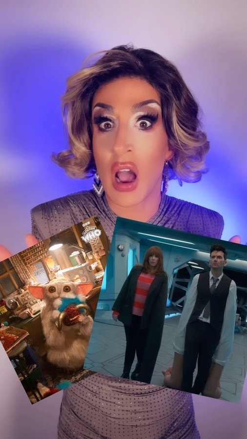 Instagram post by @jackiecoxnyc for Doctor Who. Caption reads: [...] @ncutigatwa as the Fifteenth Doctor!....