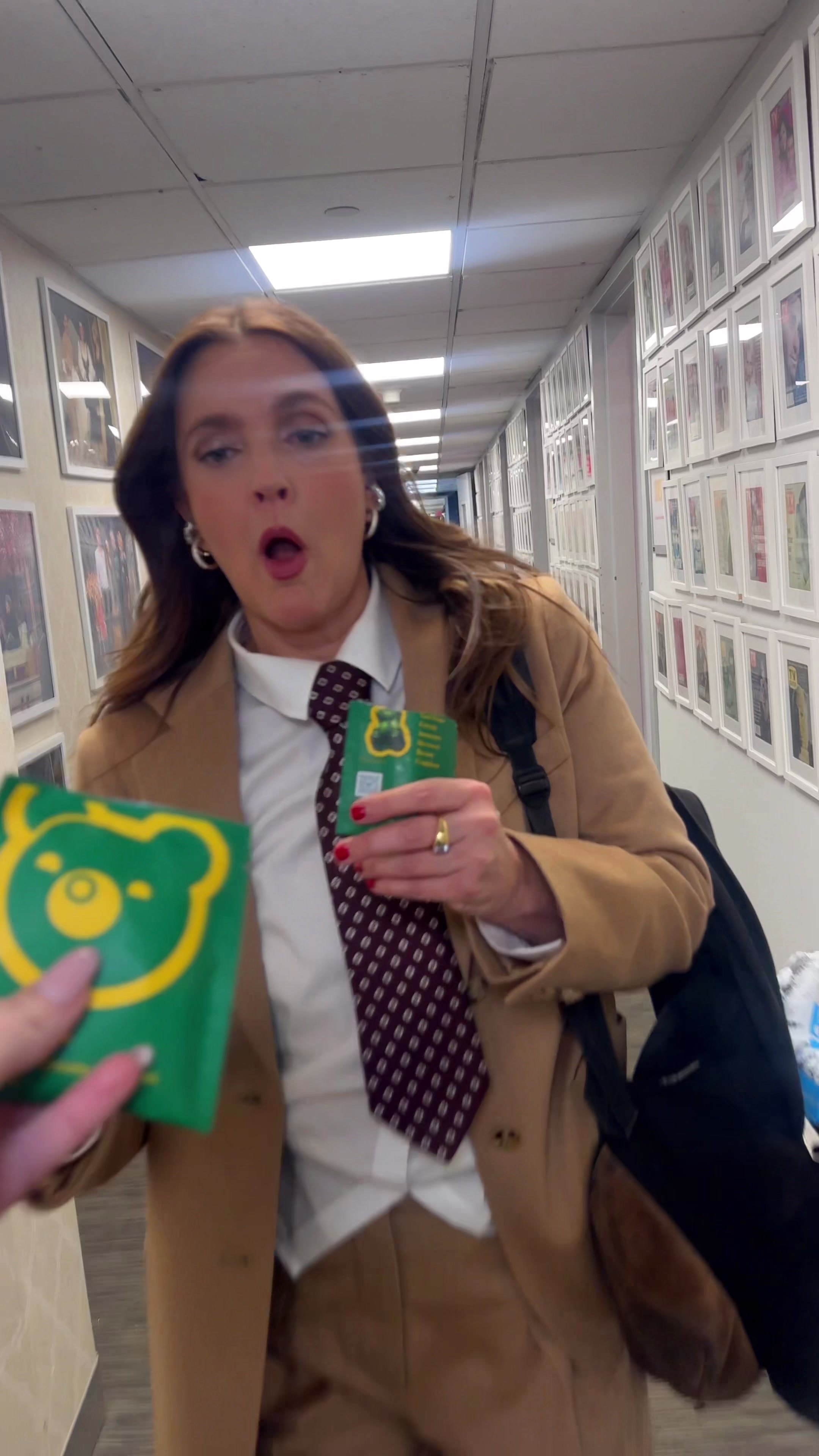 TikTok post by @drewbarrymore for Grüns. Caption reads: [...] forever changed since I started taking....