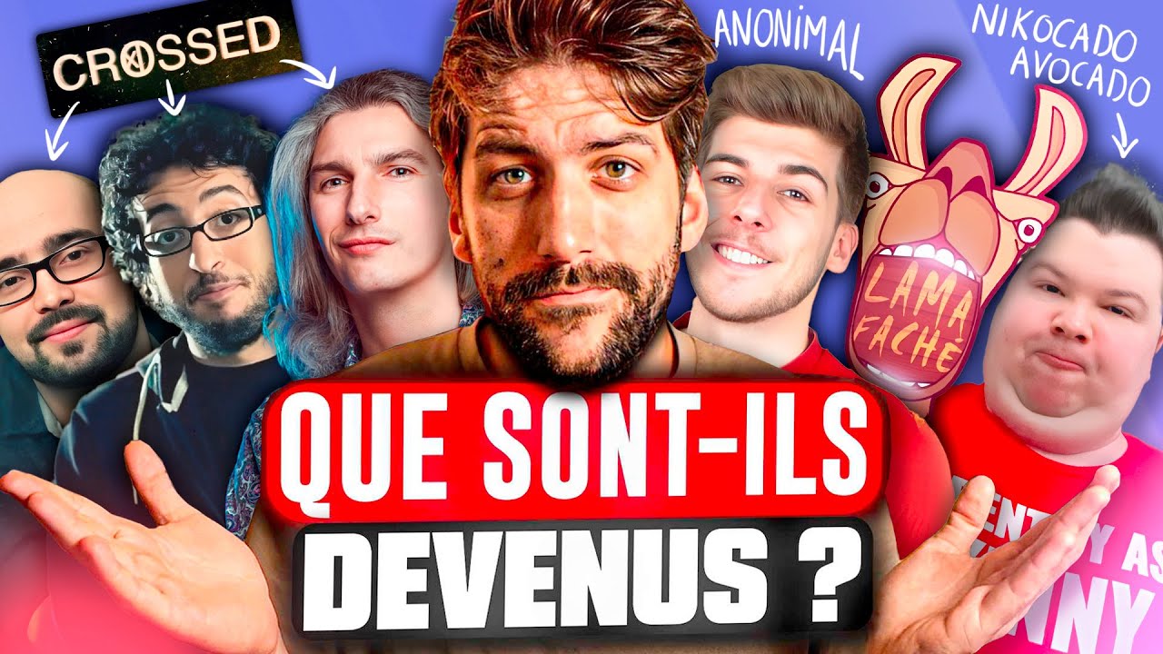 YouTube post by @SirGibsy for Dailymotion. Caption reads: WHAT HAPPENED TO THESE YOUTUBERS? (Karim Debbache,....