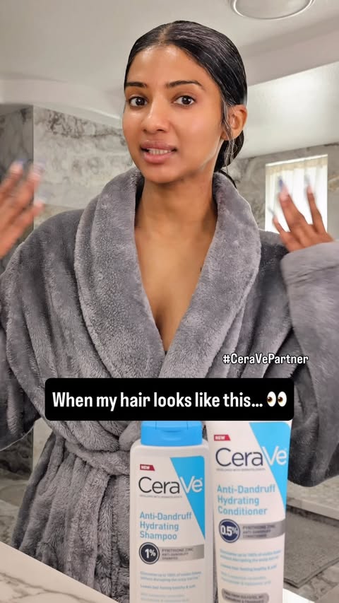 Instagram post by @mzkora for CeraVe. Caption reads: [...] for a hair reset. I’ve partnered with....