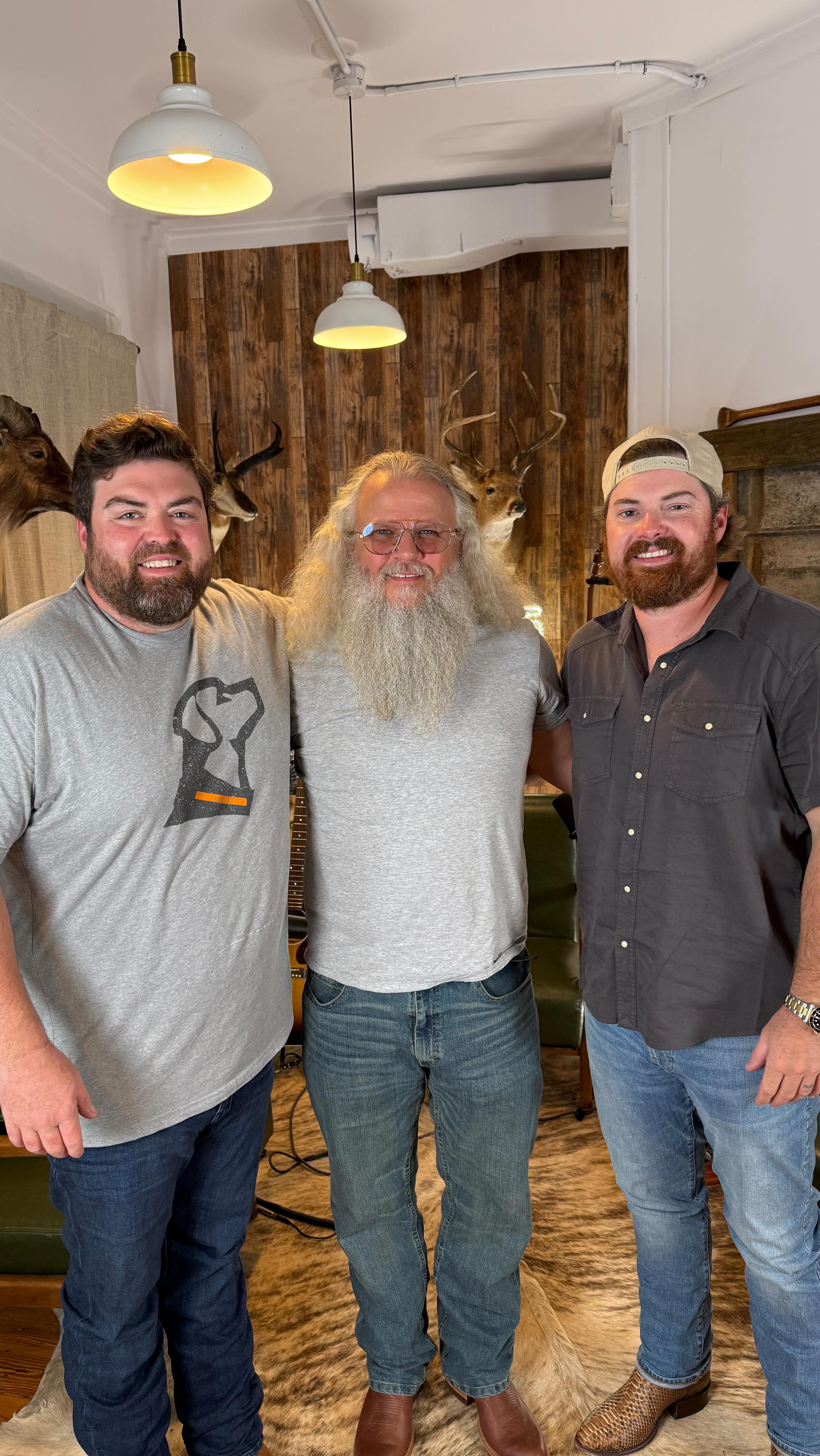 Instagram post by @thegodscountrypodcast for Tecovas. Caption reads: EPISODE 100 OF GCP and we’ve got a Music Row....