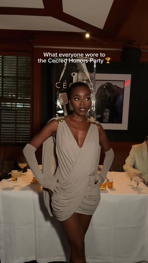 Instagram post by @angwitacho for Cécred. Caption reads: Dress code: Fashion is Art 🎨🖼️ When Beyoncé....