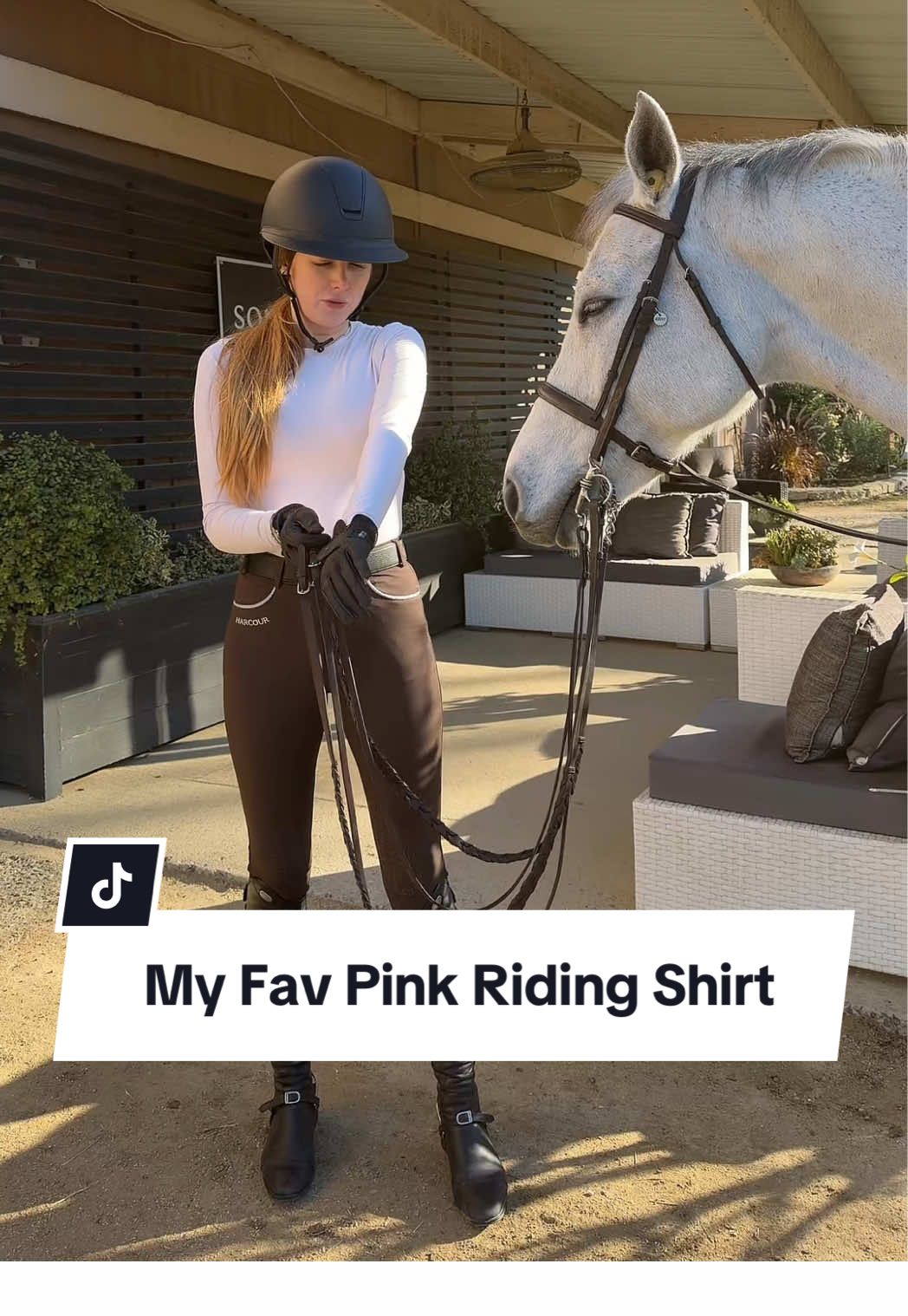 TikTok post by @ninathornton3 for Automet. Caption reads: I love the light pink long sleeve from @AUTOMET,....