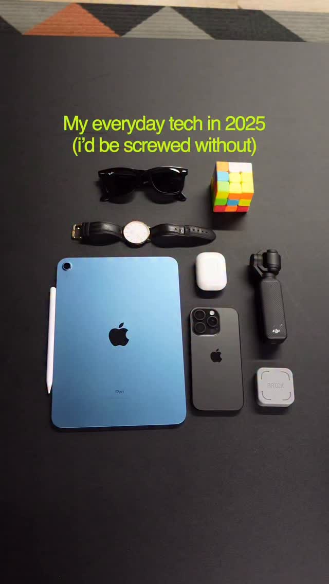 Instagram post by @andrewcodesmith for Notability. Caption reads: Everyday tech I’d be screwed without 👾

My....