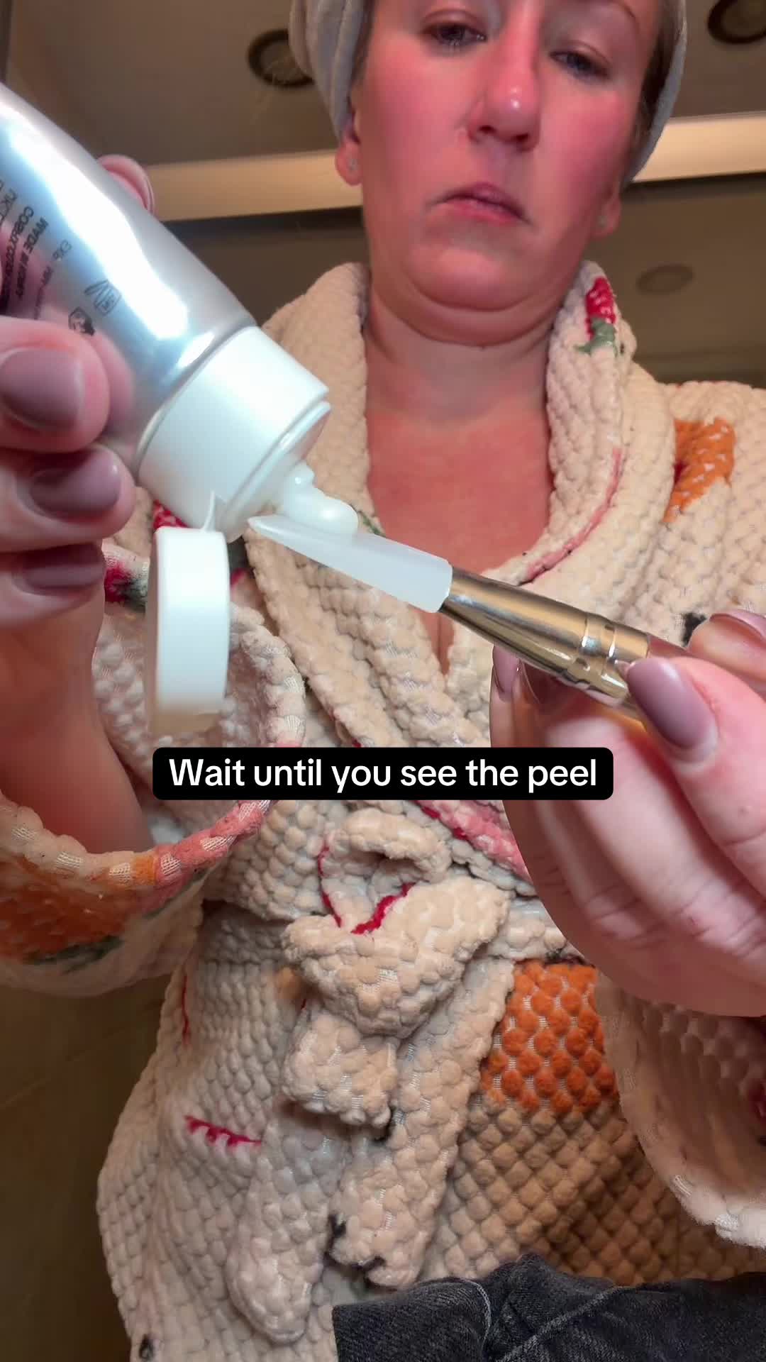 TikTok post by @tamie.konzier for COSRX. Caption reads: @COSRX US pdrn exosome peel off mask [...].