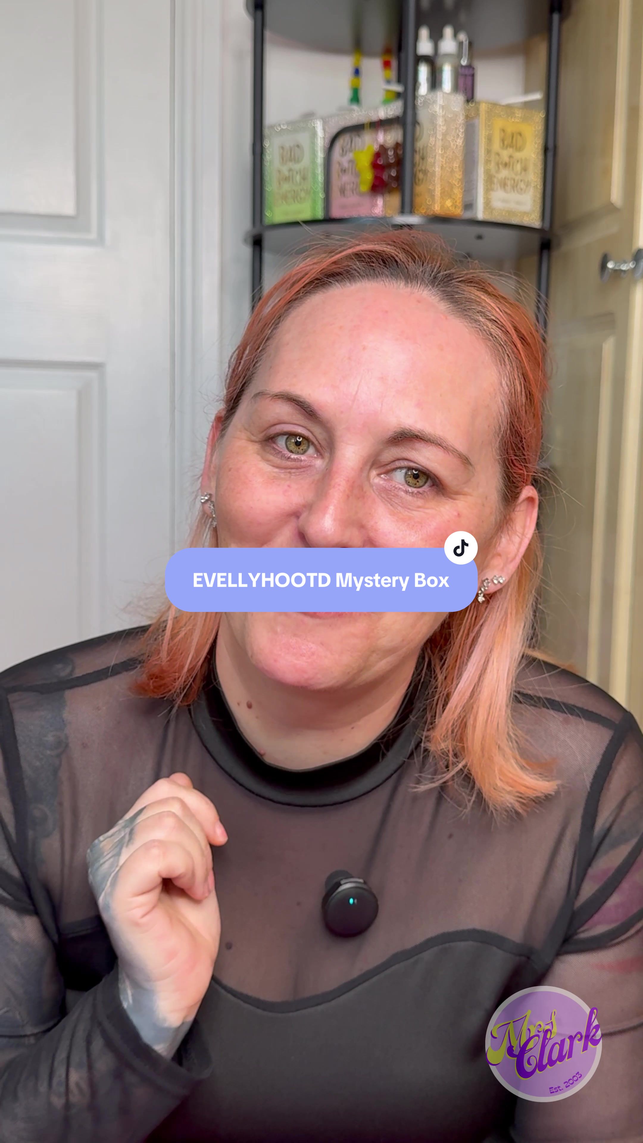 TikTok post by @mrsclark_03 for evellyhootd. Caption reads: @EVELLYHOOTD GB love me a mystery  #shoes....