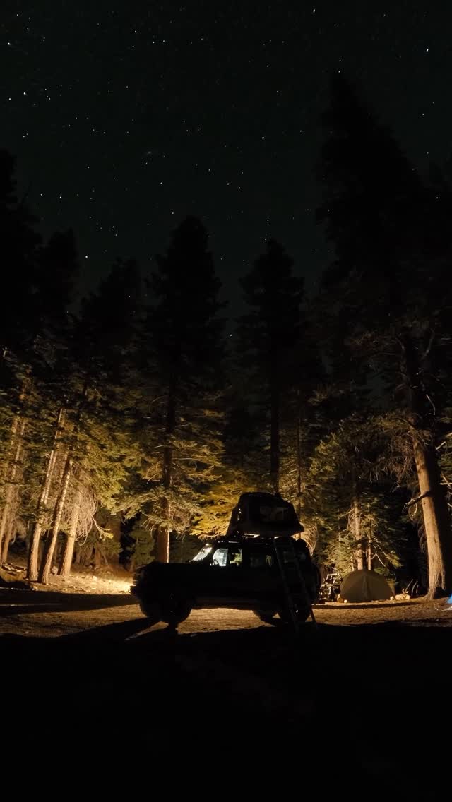 Instagram post by @abekislevitz for Ford Bronco. Caption reads: #TeamBronco_Ambassador // Sleeping on top of the....