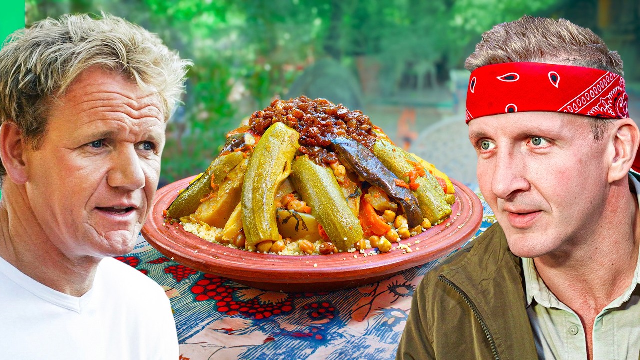 YouTube post by @BestEverFoodReviewShow for Revolut. Caption reads: Surviving Morocco!! Extreme Meats From Fez to....