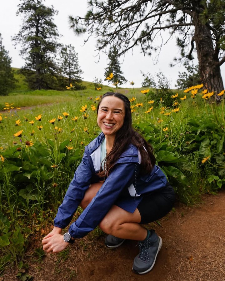 Instagram post by an influencer for Columbia Sportswear. Caption reads: Last weekend I escaped the rain and tried out my....