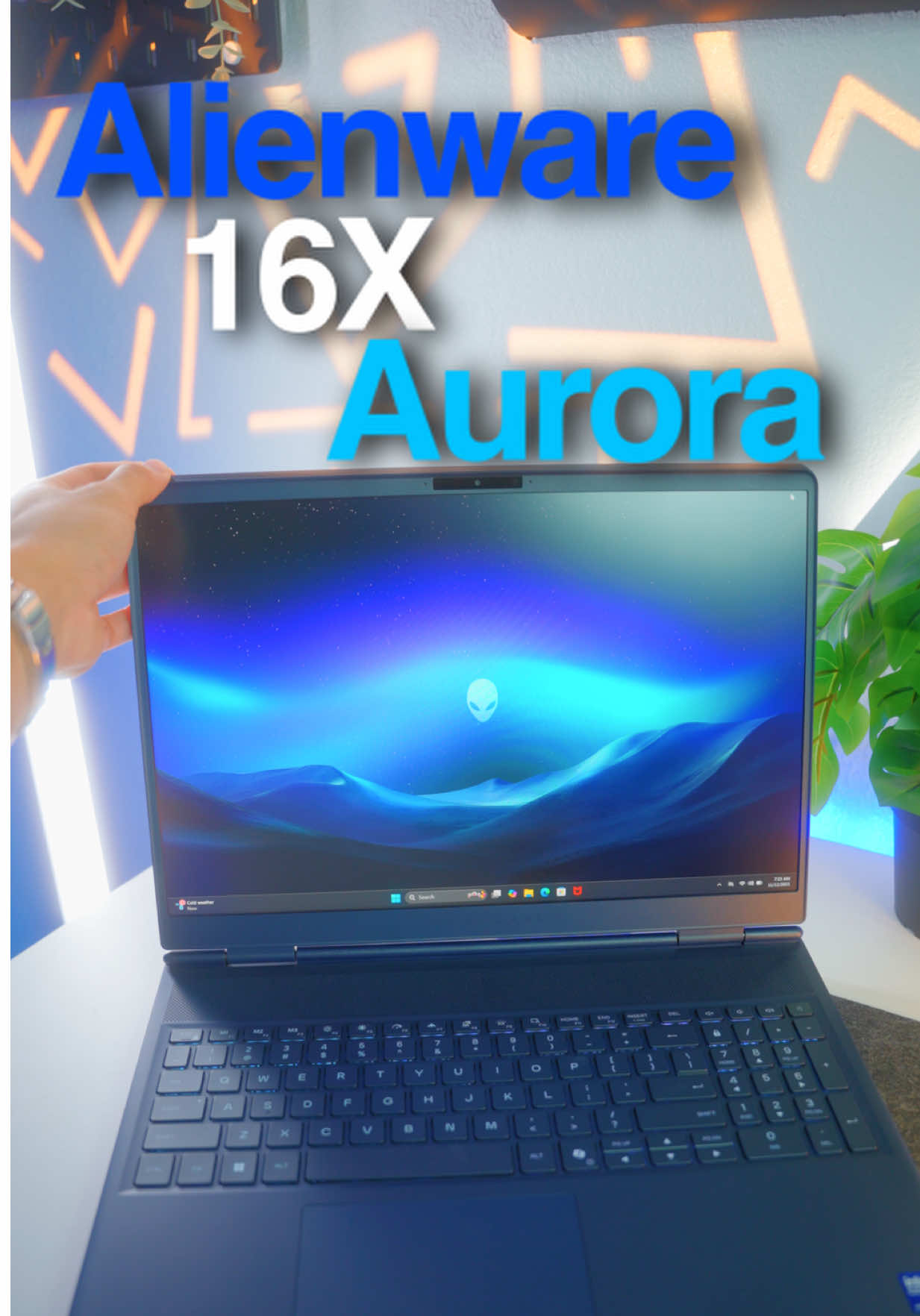 TikTok post by @chandler_gonzalez for ALIENWARE. Caption reads: If you’re wanting to get a gaming laptop for....