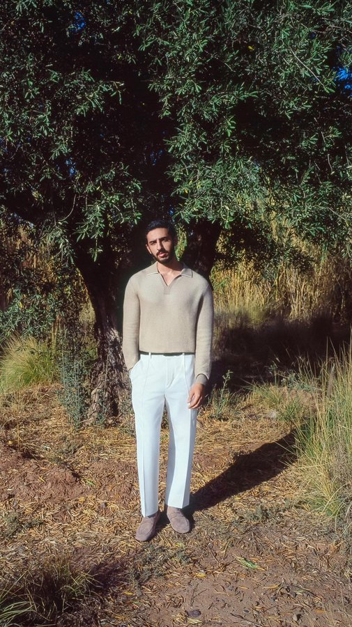 Instagram post by @moalahbabi for FARFETCH. Caption reads: Family time with @farfetch #farfetch.