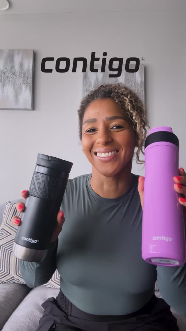 Instagram post by @msdscott for Contigo. Caption reads: It’s National Hydration Day — and we’re launching....