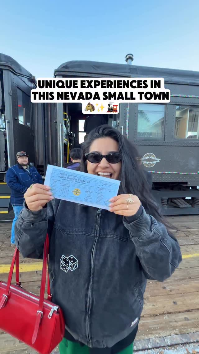 Instagram post by @lasvegaschicas for Travel Nevada. Caption reads: [...] the way! Have you been to Ely, NV?....